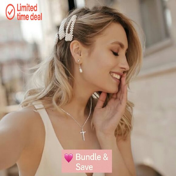 Stainless Steel Cross Necklace Set with Bible Verse Cards, 24 Pcs, Adjustable - Picture 7 of 8